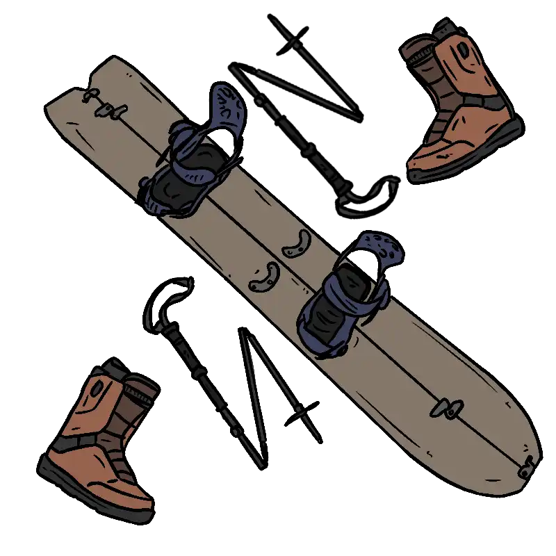 Board, boots, bindings